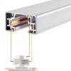 VANoopee Track Lighting Rail Modern Aluminum Indoor-2