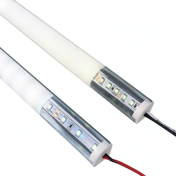 Sunny Wood LED Channel V Shape Aluminum Rail Diffuser Cover-7