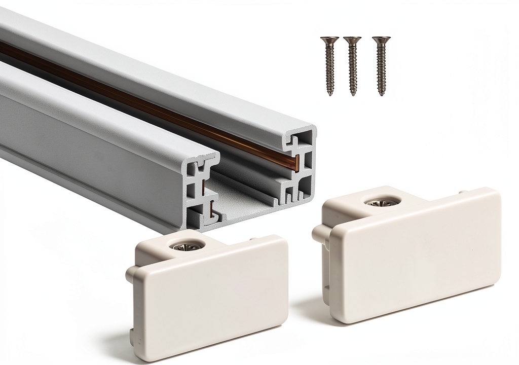 Installing LEONLITE aluminum track on a kitchen ceiling