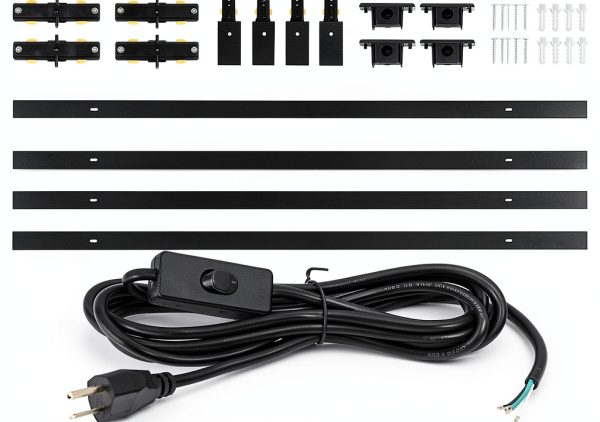 Track Lighting Rail VANoopee Aluminum Durable-0