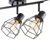 YEPOLI Plug In Track Lighting Dimmable Black Farmhouse-5