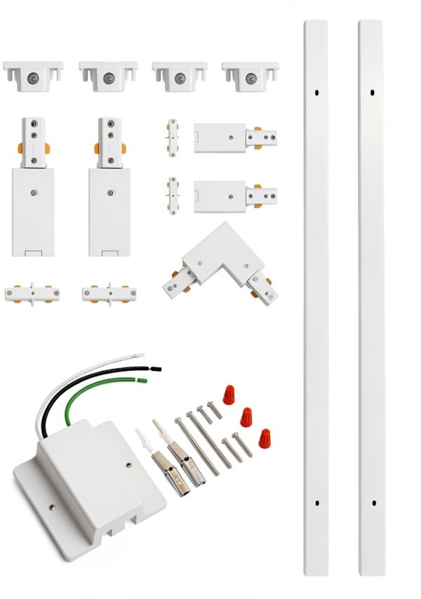 VANoopee H Track Lighting Kit Flexible Setup Heavy Duty-0