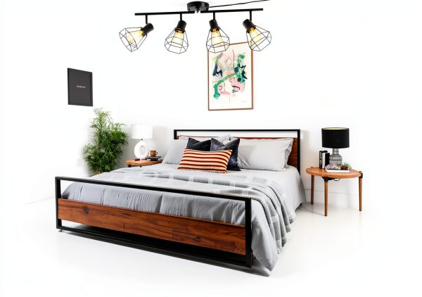 YEPOLI Plug In Track Lighting Dimmable Black Farmhouse-3