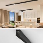 SCON Modern LED Track Lighting Indoor Surface Mount Aluminum-0