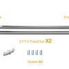 VANoopee H Track Lighting Rails Heavy Duty Copper Wiring-1