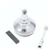 Pavo Dual Remote Fan Light Kit Stepless Dimmable Plant-2