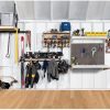 SHEDorize Engineered Wood Ski Storage Rack-8