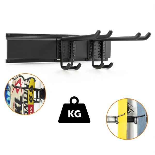 Ultrawall Adjustable Ski Storage Racks Alloy Steel-2
