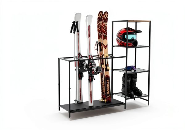 UIOMLLE Ski Storage Rack Alloy Steel Modern-1