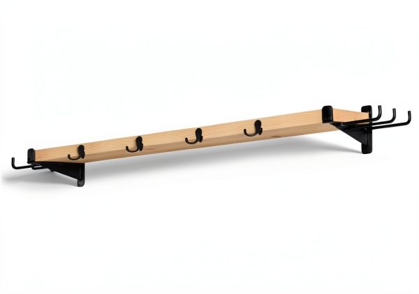 SHEDorize Engineered Wood Ski Storage Rack-2