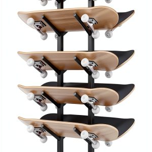 SHZYJBRY 7-Tier Metal Ski Storage Racks-0