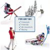 Hang 11 Ski Wall Mount Bracket Shelf Clear Hardwood 35lb Capacity-6