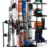 UIOMLLE Ski Storage Rack Alloy Steel Modern-0