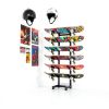 HAVXJAN Skateboard Rack Metal Floor Stand Black-2