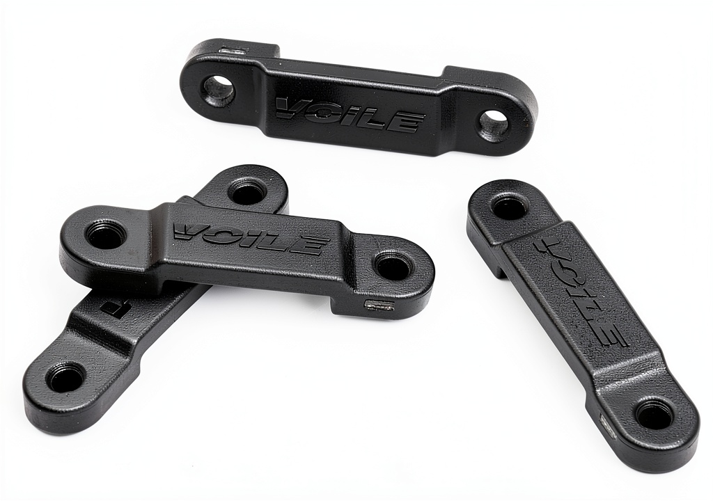 Installing Voile nylon wall brackets for garage storage on a wooden garage wall