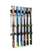 WALMANN Adjustable Ski Wall Rack Black Powder-Coated 32" Rail-6