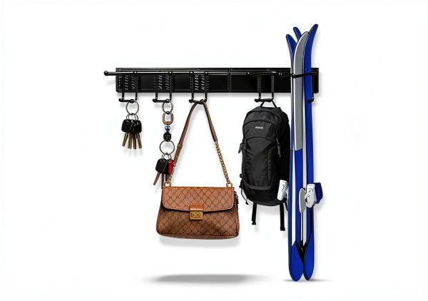 Ski Wall Rack FEIMIRE Steel Hanging Shelf-5