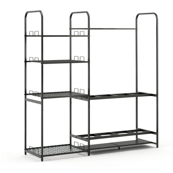 Ski Storage Rack BTY Metal Floor Stand for Garage-2
