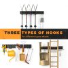 Madertool Ski Wall Rack Portable Iron Hanging Shelf Holds 8 Pairs-6