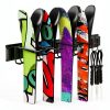 Madertool Ski Wall Rack Portable Iron Hanging Shelf Holds 8 Pairs-0