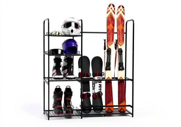 Ski Storage Rack BTY Metal Floor Stand for Garage-1
