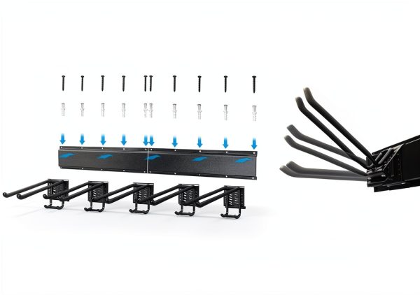 Ski Wall Rack FEIMIRE Steel Hanging Shelf-4