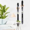 Hang 11 Ski Wall Mount Bracket Shelf Clear Hardwood 35lb Capacity-1
