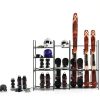 Ski Storage Rack BTY Metal Floor Stand for Garage-5