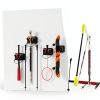 Wall Mount Ski Rack UPSPORT Orange ABS Design-3