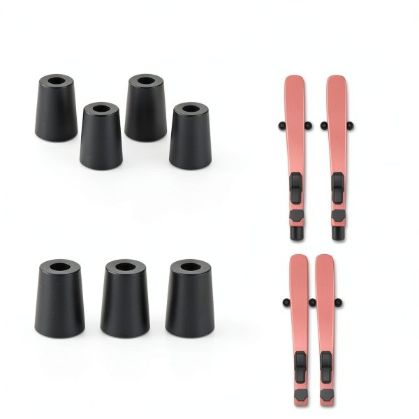 Vertical Ski Wall Mount lasuroa PVC Rack-4