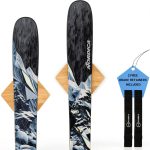 Hang 11 Ski Wall Mount Bracket Shelf Clear Hardwood 35lb Capacity-0