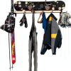 SHEDorize Engineered Wood Ski Storage Rack-0