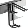 Ultrawall Snowboard Hook Rack Wall-Mount Tiered Shelf Adjustable Black-2