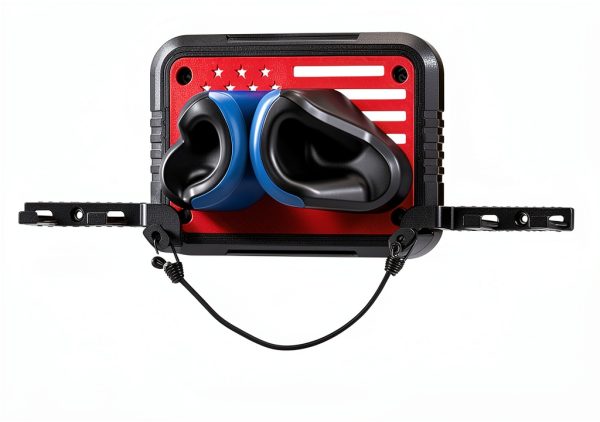 Ski Rack Wall Mount Generic Hanging Shelf Black/Blue 1 Pack-0