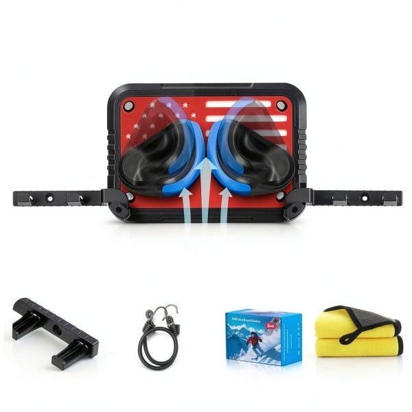 Generic Ski & Snowboard Wall Mount HXZJ-2 Black/Blue 1 Pack-2