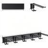 Ultrawall Snowboard Hook Rack Wall-Mount Tiered Shelf Adjustable Black-4