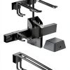 Ski Wall Rack Tdrynl Powder Coated Adjustable 5 Hook Storage 32x16x6-1
