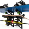 Ski Storage Rack StoreYourBoard SYD-DRSki Black 3‑Shelf Wall Mount-3