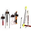 Xichanglong Ski Rack Wall Mount Orange SR1 Heavy-Duty ABS Anti-Slip-3