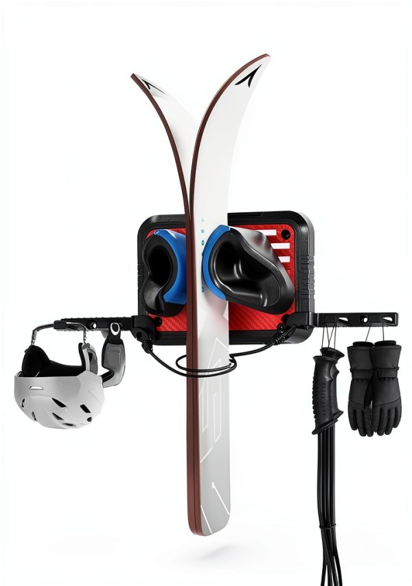 Generic Ski & Snowboard Wall Mount HXZJ-2 Black/Blue 1 Pack-3