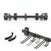 Ski Wall Rack Tdrynl Powder Coated Adjustable 5 Hook Storage 32x16x6-2