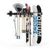 Ski Wall Rack Tdrynl Powder Coated Adjustable 5 Hook Storage 32x16x6-4