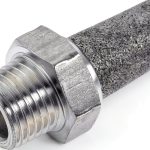 uxcell Exhaust Muffler PT 1/4 Male Thread Stainless Steel Breather-0