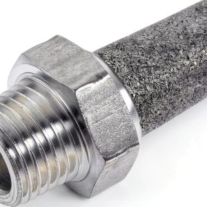 uxcell Exhaust Muffler PT 1/4 Male Thread Stainless Steel Breather-0