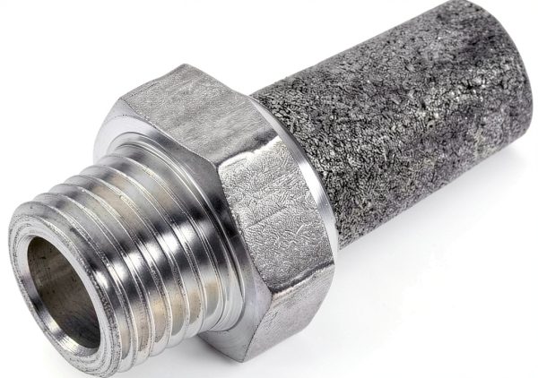 uxcell Exhaust Muffler PT 1/4 Male Thread Stainless Steel Breather-0