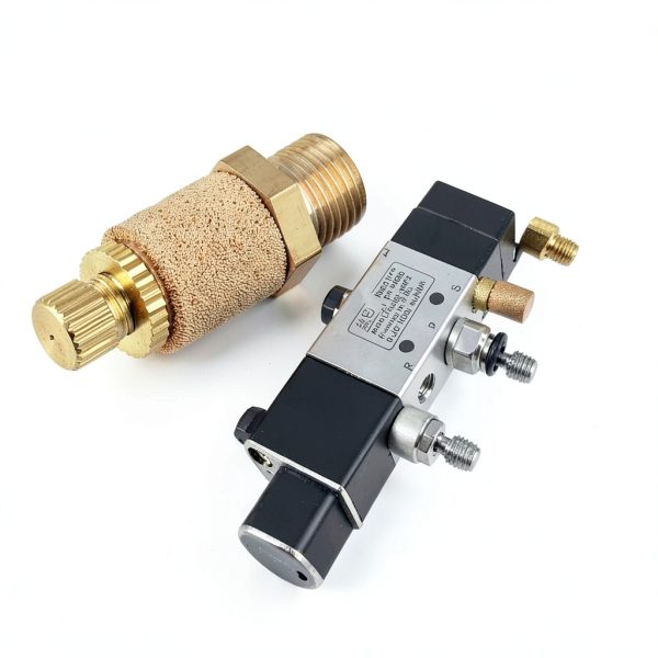 Pneumatic Muffler 5PCS 1/2 inch Brass Flow Silencer by Mtsooning-5