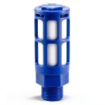 Plastic Pneumatic Muffler 3/8 PT Blue - uxcell 3 Pack PU Silencer-0