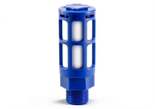 Plastic Pneumatic Muffler 3/8 PT Blue - uxcell 3 Pack PU Silencer-0