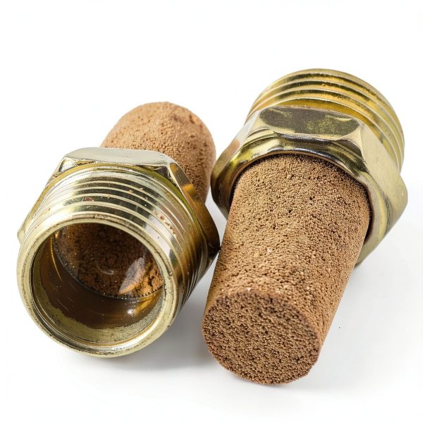 Air Pneumatic Muffler DGZZI 1/2Inch Brass Exhaust Silencer Set 2PCS-2
