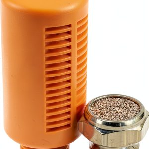 Cosmostar AM0705 1/8HP Radial Piston Air Motor Muffler Service Kit, 1.3 N/m 1000-2500 RPM Silincer Repair Kit. Pneumatic Muffler Filter Noise 1/4" PT Thread Pneumatic Air Cylinder Accessories.-0